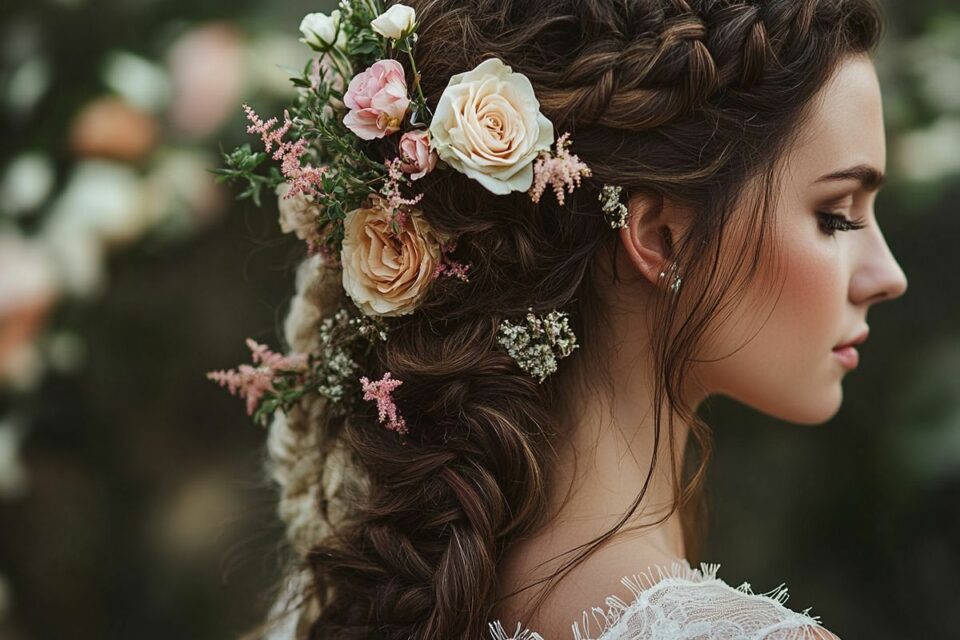 Coiffure de mariage : cheveux longs pour sublimer votre grande journée