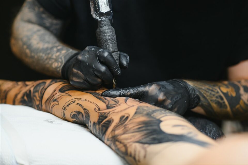 tatouage éphémère masculin
